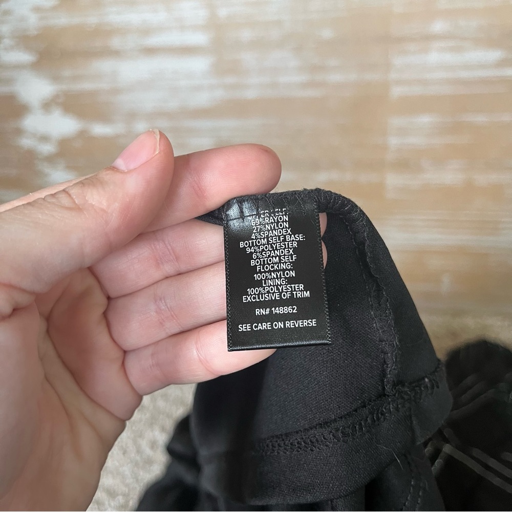 Torrid Black Ponte Mesh Knit Plaid Sparkle Midi Dress Holiday Party Womens 18 - Picture 5 of 6